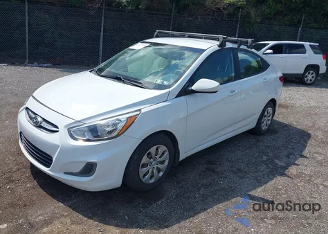 2017 Hyundai Accent Se z USA, uszkodzony, nr VIN KMHCT4AE0HU333997